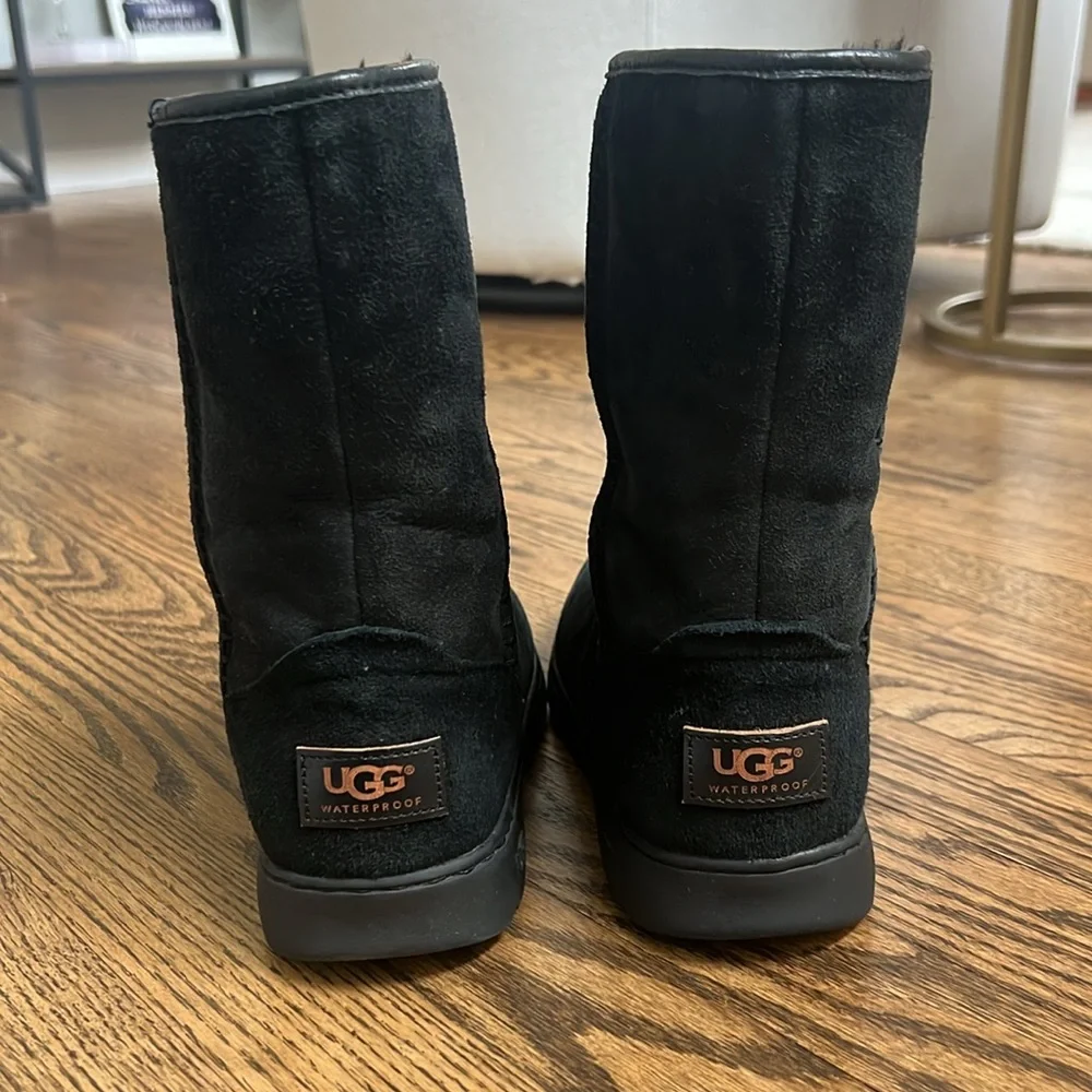 Waterproof Black UGG Boots - Picture 7 of 8